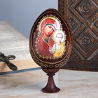 Сувенир Яйцо на подставке икона "Божья Матерь Казанская" - фото 8375332