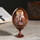 Сувенир Яйцо на подставке икона "Николай Чудотворец" - Фото 4