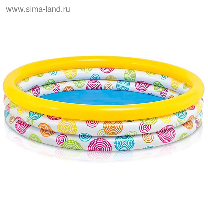 Бассейн надувной "Волны", 114х25 см, от 3 лет 59419NP INTEX - Фото 1