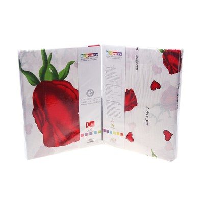 Постельное белье "Биинджи" евро I love you -01 200*220 см, 200*220 см, 50*70 см - 2 шт