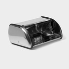 Хлебница «Универсал», нержавеющая сталь, 35×24×14 см - Фото 3