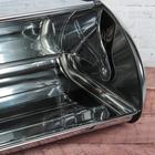 Хлебница «Универсал», нержавеющая сталь, 43×26×18 см - Фото 3