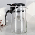 Чайник стеклянный заварочный «Мехико», 750 мл, с металлическим ситом - Фото 2