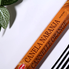 Благовония HEM "Cinnamon Orange. Корица Апельсин", 20 палочек в упаковке, шестигранник - Фото 2