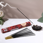 Благовония HEM "Red Rose. Красная роза", 20 палочек в упаковке, шестигранник - Фото 1