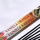 Благовония HEM "Vanilla Orange. Ваниль Апельсин", 20 палочек в упаковке, шестигранник - Фото 2