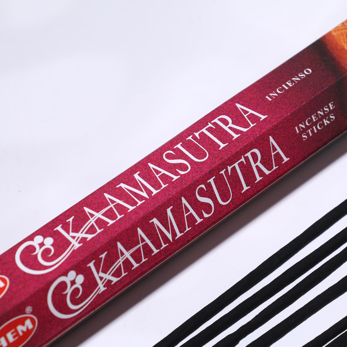 Благовония HEM "Kamasutra. Камасутра", 20 палочек в упаковке, шестигранник - фото 1906775469