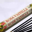 Благовония HEM "Vanilla Rose. Ваниль и Роза", 20 палочек в упаковке, шестигранник - Фото 2