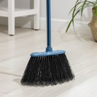 Метла жёсткая «Комфорт-люкс», с черенком, МИКС - Фото 1