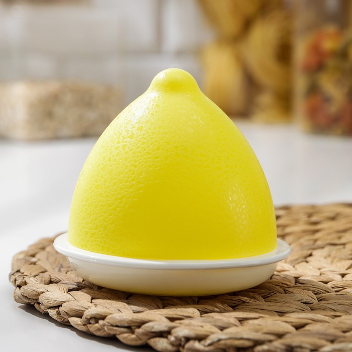 Контейнер для лимона Альтернатива, пластик, жёлтый - Фото 1