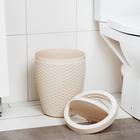 Контейнер для мусора «Плетёнка», 8 л, с крышкой - Фото 2