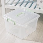 Контейнер для хранения «Комфорт», 15 л, 32×34×22.5 см, с крышкой, МИКС - Фото 3