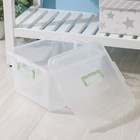 Контейнер для хранения «Комфорт», 15 л, 32×34×22.5 см, с крышкой, МИКС - Фото 4