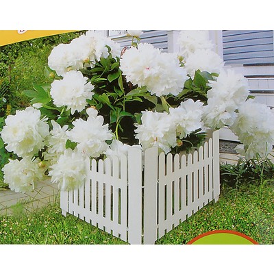 Ограждение декоративное, 37 × 355 см, 6 секций, «Летний сад»