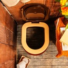 Туалет дачный, h = 39 см, без дна, с креплением к полу, цвет МИКС - Фото 3