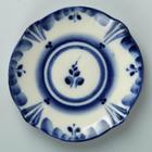 Блюдце фарфоровое «Силуэт», 9×9×1 см, гжель - Фото 4