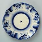 Блюдце фарфоровое «Силуэт», 9×9×1 см, гжель - Фото 6