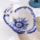 Конфетница фарфор «Лебедь», 18×15×12 см, гжель - Фото 3