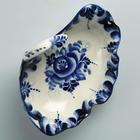 Салатник керамический «Цветок», 17.5×13.5×8 см, гжель - Фото 4