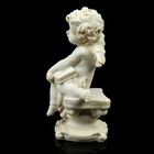 Сувенир полистоун "Ангелочек бежевый на ажурной колонне" 10х5,5х5,5 см - Фото 4