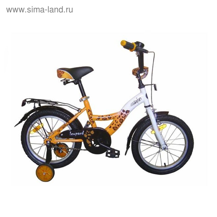Велосипед 14" Safari LEOPARD GT5690 2-х колесный, передний/задний тормоз, багажник - Фото 1