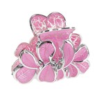 краб для волос "Окантовка" 8 см лепестки микс - Фото 1