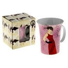 Кружка керамическая «Леди 50-х годов», 370 мл - Фото 1