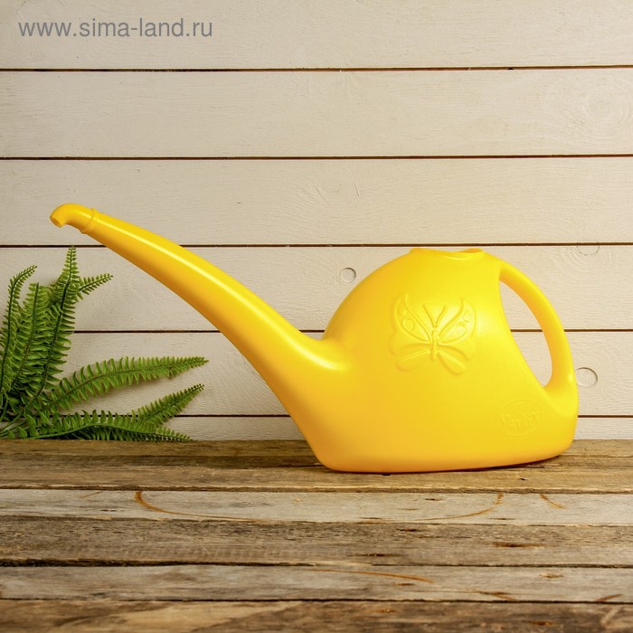 Лейка, 3 л, без рассеивателя, цвет МИКС - Фото 1