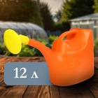 Лейка, 12 л, с рассеивателем, носик d=30 мм, цвет МИКС - Фото 1