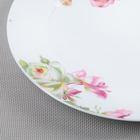 Тарелка керамическая обеденная «Роза соблазна», d=27 см, цвет белый - Фото 2