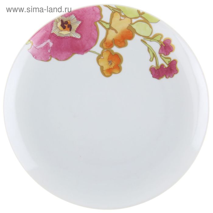 Тарелка керамическая десертная «Акварель лета», d=20 см - Фото 1