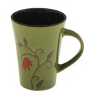 Кружка керамическая «Муран. Дикий шиповник», 320 мл, цвет зелёный - Фото 1