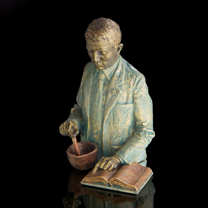 Скульптура "Химик/Фармацевт", 17 × 17 × 28 см - фото 1776878