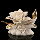 Декоративная роза "Золотые лепестки", 18,5 × 16 × 24 см - Фото 1
