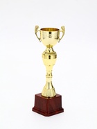 Кубок 042С, наградная фигура, золото, подставка пластик, 26.2×8.7×7.5 см - Фото 3