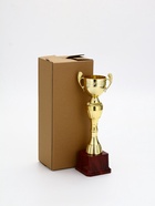 Кубок 042С, наградная фигура, золото, подставка пластик, 26.2×8.7×7.5 см - Фото 5