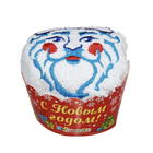 Полотенце сувенирное с вышивкой "Collorista" Дед Мороз 28 х 28 см хлопок - Фото 1