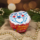 Полотенце сувенирное с вышивкой "Collorista" Дед Мороз 28 х 28 см хлопок - Фото 2