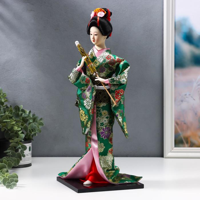Кукла коллекционная "Японская танцовщица" 43 см - фото 1911175611