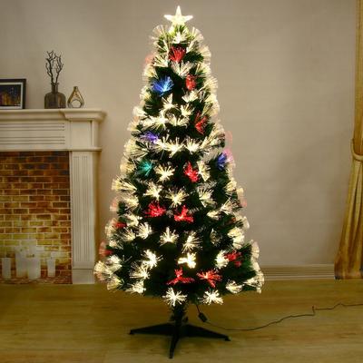 Ёлка светодиодная «Пучок» 150 см, диаметр нижнего яруса 75 см, 170 ПВХ веток, мигание, свечение мульти