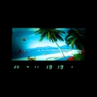 Картина с подсветкой и информационным календарем "Пляж"  45*32см - Фото 2