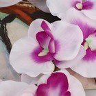 Цветы искусственные "Орхидея пышность" 60 см, белый - Фото 2
