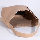 Сумка-мешок на магните, цвет бежевый - Фото 5