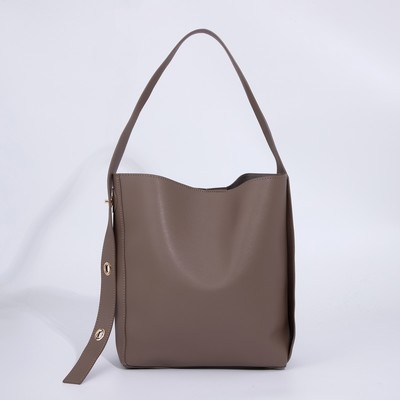 Сумка женская тоут на магните, цвет коричневый