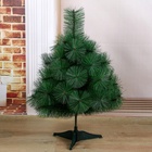 Искусственная ёлка настольная «Зимнее волшебство. Кедр зелёный», 60 см, d иголок 10 см, d нижнего яруса 50 см, 35 веток отгибаются - Фото 2