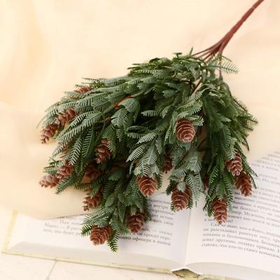 Букет искусственный «Еловые веточки», h=30 см