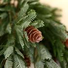 Букет искусственный «Еловые веточки», h=30 см - Фото 2