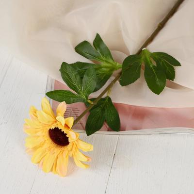 Цветы искусственные "Подсолнечник однолетний" 11х60 см