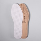 Стельки для обуви, универсальные, дышащие, р-р RU до 44 (р-р Пр-ля до 46), 28 см, пара, цвет белый - Фото 3