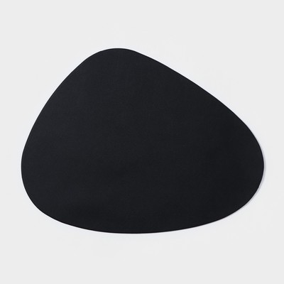 Салфетка сервировочная на стол «Тэм», 45×35 см, цвет чёрный